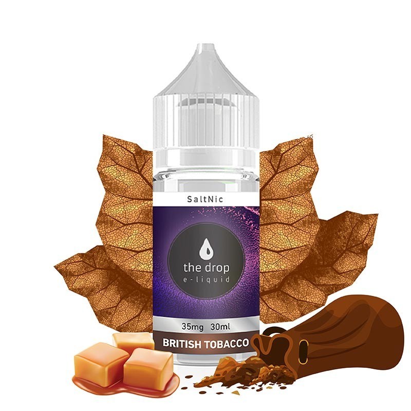 The Drop British Tobacco Salt Likit