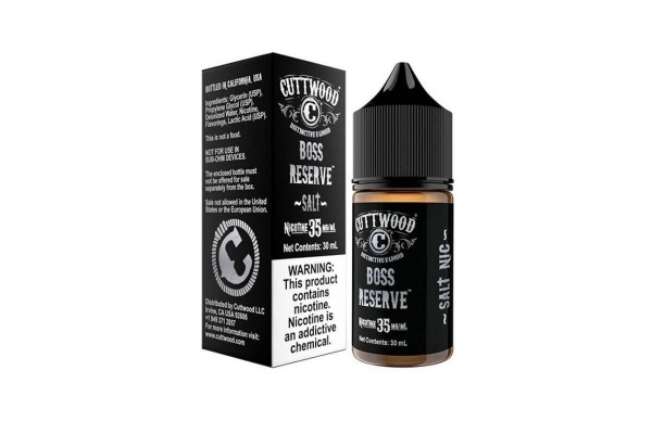 Cuttwood Boss Reserve Salt Likit 30ml