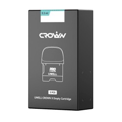 Uwell Crown X Kartuş (5.3ml) 2'li Paket Siyah Kutu