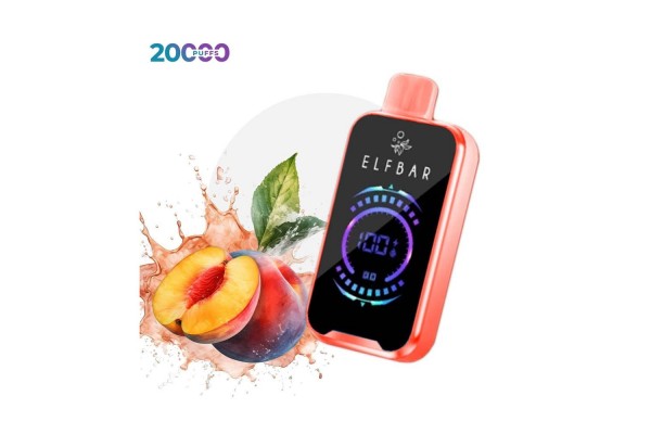 Elfbar Raya D2 Peach ICE 20000 Puff