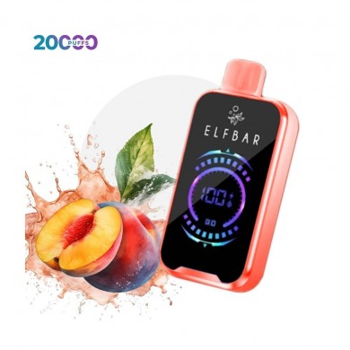 Elfbar Raya D2 Peach ICE 20000 Puff Elfbar Raya D2 Peach ICE 20000 Puff