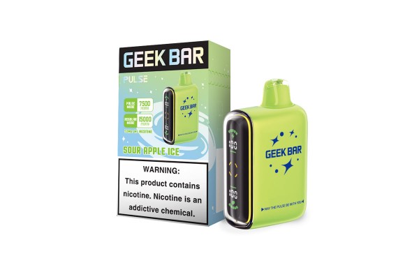 Geek Bar Pulse 15000 Sour Apple Ice Geek Bar Pulse 15000 Sour Apple Ice