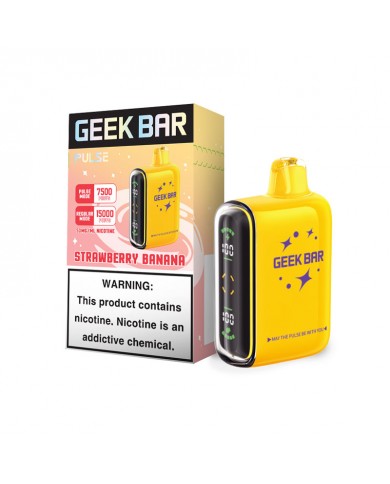 Geek Bar Pulse 15000 Strawberry Banana Geek Bar Pulse 15000 Strawberry Banana