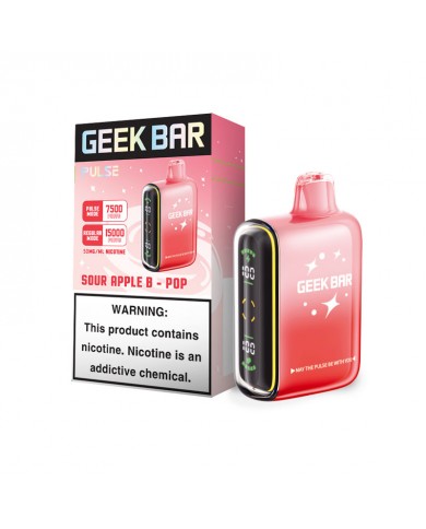 Geek Bar Pulse 15000 Sour Apple B-Pop Geek Bar Pulse 15000 Sour Apple B-Pop