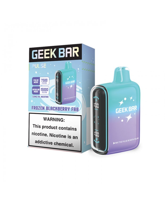 Geek Bar Pulse 15000 Frozen Blackberry Fab Geek Bar Pulse 15000 Frozen Blackberry Fab