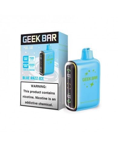 Geek Bar Pulse 15000 Blue Razz Ice Geek Bar Pulse 15000 Blue Razz Ice