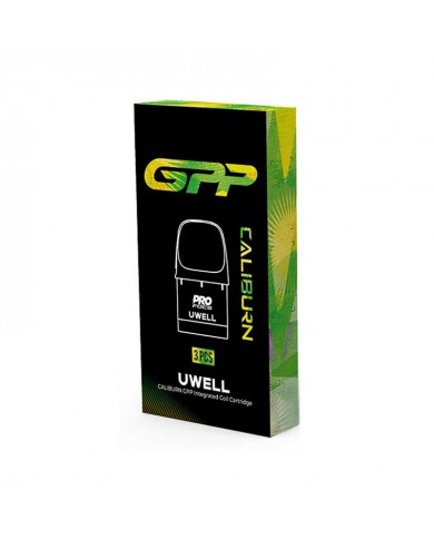 Uwell Caliburn GPP Kartuş 3 Adet PRO FOCS Entegre Coil Kartuş Ambalajı