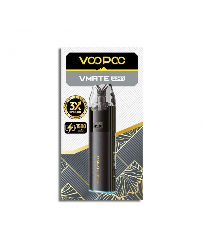 Voopoo Vmate Pro 2 Pod Siyah 1500mAh Elektronik Sigara