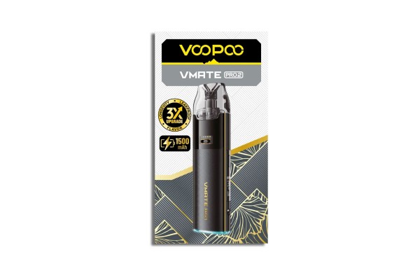 Voopoo Vmate Pro 2 Pod Siyah 1500mAh Elektronik Sigara