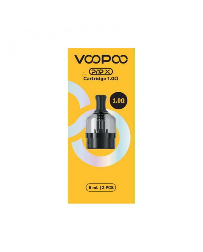 Voopoo PnP X MTL Kartuş 1.0Ω, 5ml, siyah, paket içeriği