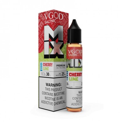 VGOD Saltnic Iced Cherry Lime 25mg 30ml Premium Salt Likit