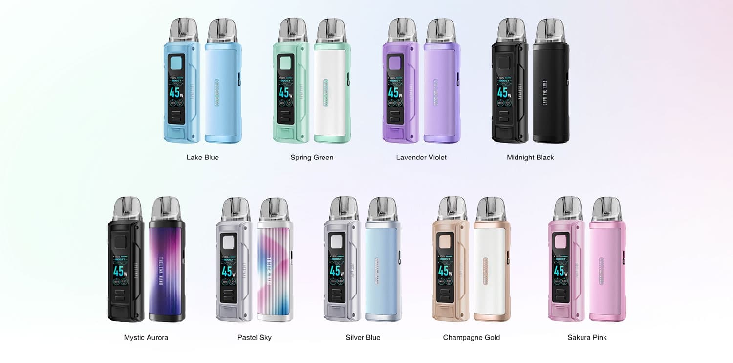 Thelema Nano pod renkleri